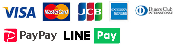 VISA / MASTER / JCB / AMEX / Diners Club